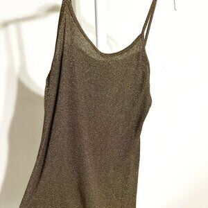 BKE Dark Gold Shimmer Camisole